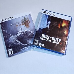 PS5 Game Bundle: Monster Hunter Wild & Call of Duty Black Ops 7
